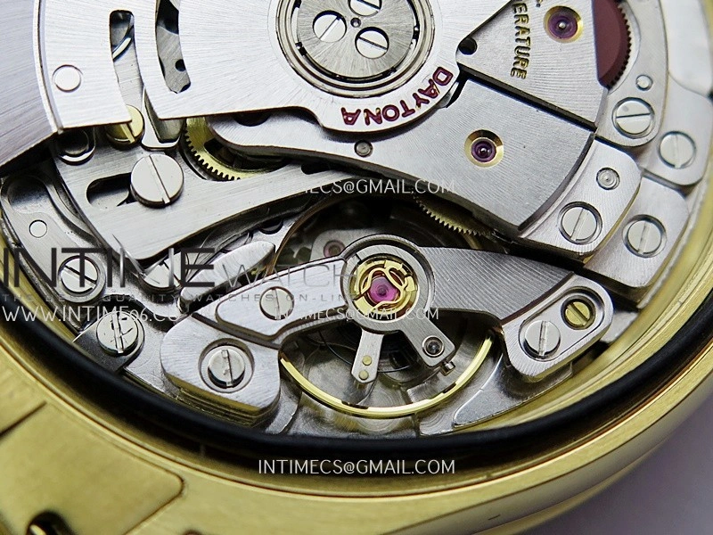 Daytona 116578 SACO "Orange Sapphire" SONIC 1:1 Best Edition White MOP Dial On RG Bracelet SA4130