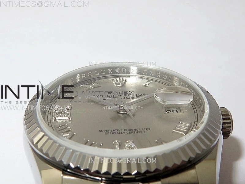 DateJust 36MM 126234 SS APSF 1:1 Best Edition Silver Dial Roman Markers on SS Jubilee Bracelet SA3235