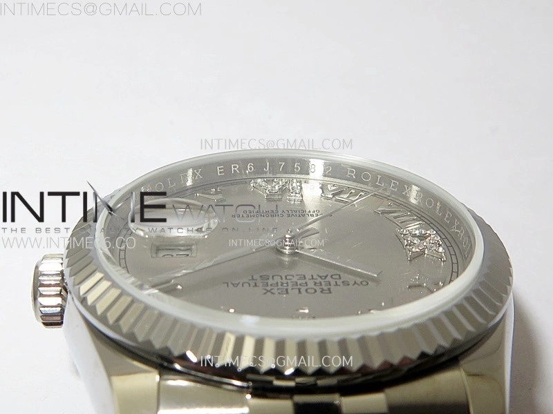 DateJust 36MM 126234 SS APSF 1:1 Best Edition Silver Dial Roman Markers on SS Jubilee Bracelet SA3235