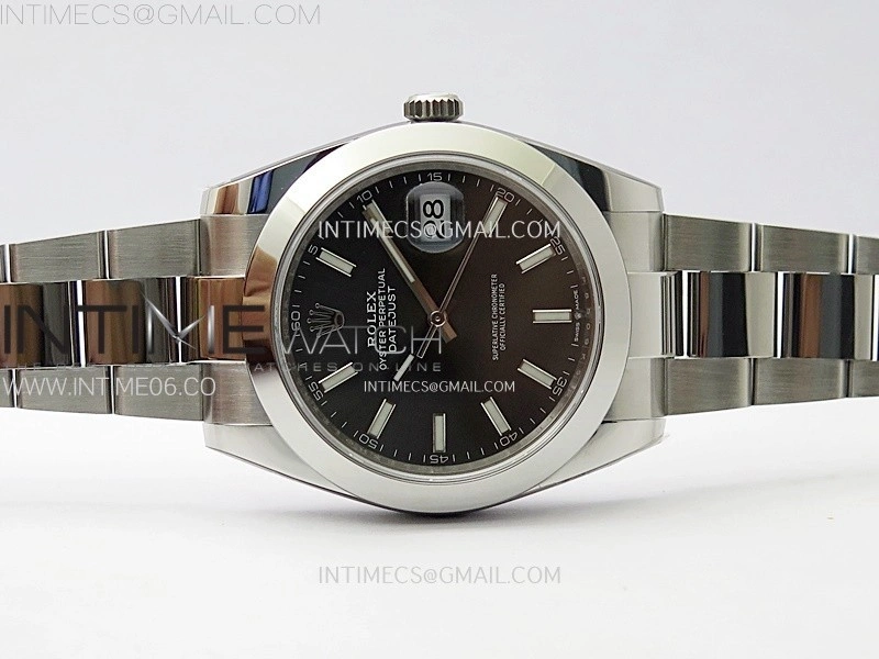 DateJust 41mm 126300 904 SS AR+F V2 1:1 Best Edition Rhodium Dial Sticks Markers on Oyster Bracelet DD3235
