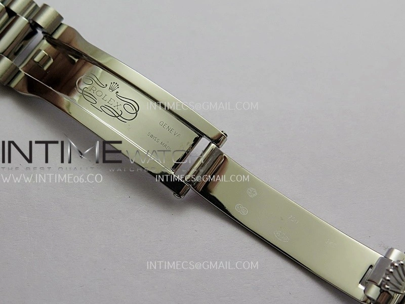 Day Date 128349 SS Gain Weight KF 1:1 Ombre Blue Dial Diamond Marker On President Bracelet A2836