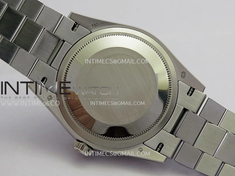 Day Date 128349 SS Gain Weight KF 1:1 Ombre Blue Dial Diamond Marker On President Bracelet A2836