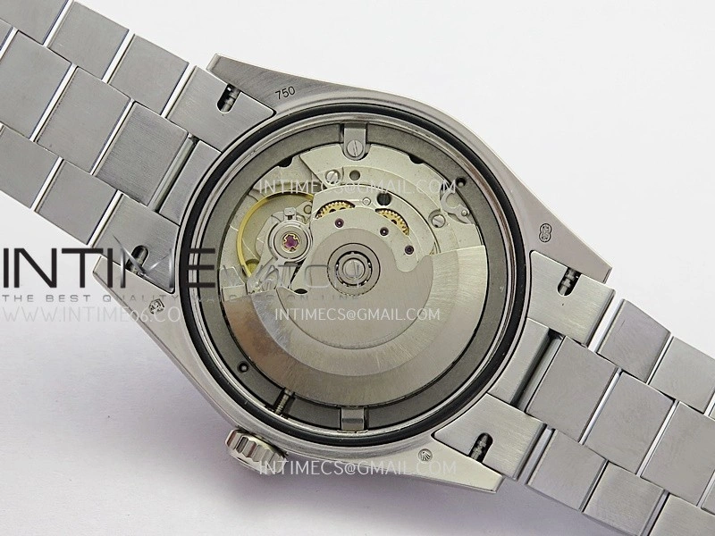 Day Date 128349 SS Gain Weight KF 1:1 Ombre Blue Dial Diamond Marker On President Bracelet A2836