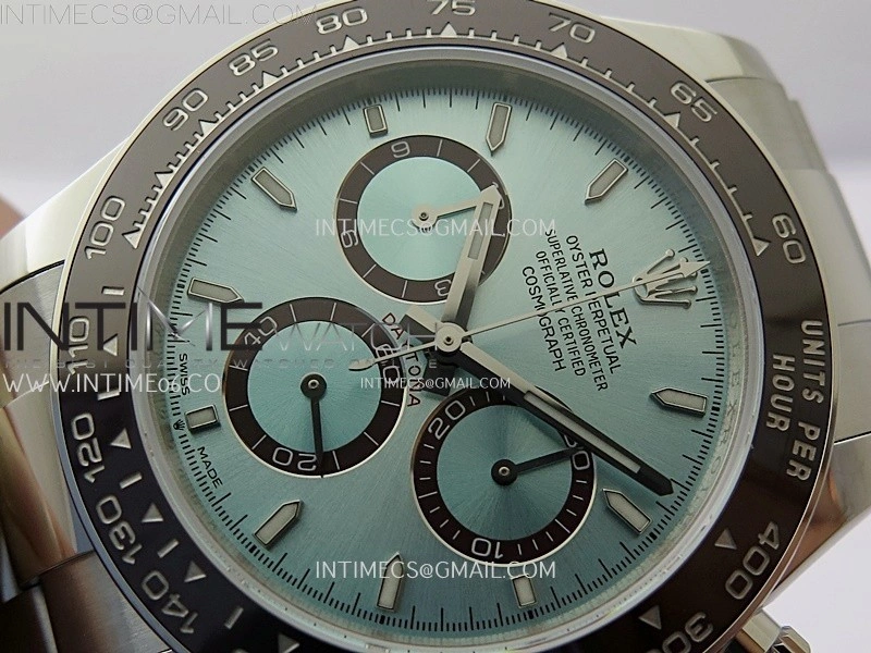 Daytona 126506 904L SS QF 1:1 Best Edition Ice Blue Dial Stick Markers on 904L SS Bracelet SH4131 V6