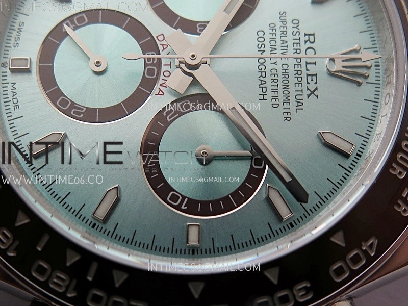 Daytona 126506 904L SS QF 1:1 Best Edition Ice Blue Dial Stick Markers on 904L SS Bracelet SH4131 V6