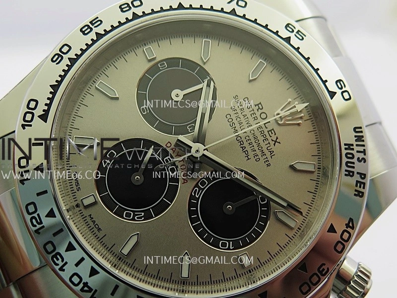Daytona 126509 904L SS VF 1:1 Best Edition Gray Silver Dial Black Subdial On 904L SS Bracelet DD4131