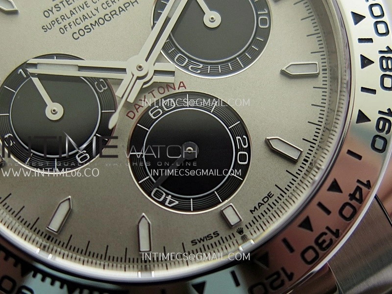 Daytona 126509 904L SS VF 1:1 Best Edition Gray Silver Dial Black Subdial On 904L SS Bracelet DD4131