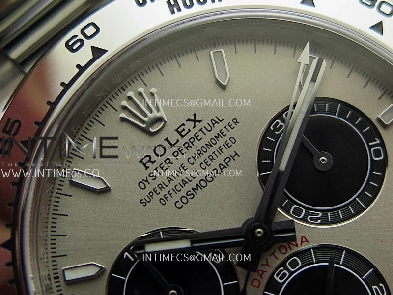 Daytona 126509 904L SS VF 1:1 Best Edition Gray Silver Dial Black Subdial On 904L SS Bracelet DD4131