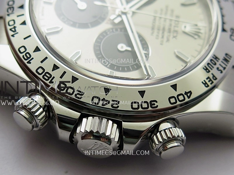 Daytona 126509 904L SS VF 1:1 Best Edition Gray Silver Dial Black Subdial On 904L SS Bracelet DD4131