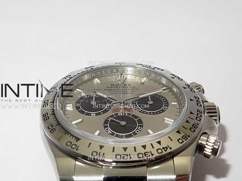 Daytona 126509 904L SS VF 1:1 Best Edition Gray Silver Dial Black Subdial On 904L SS Bracelet DD4131