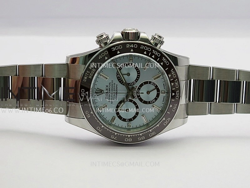 Daytona 126506 904L SS VF 1:1 Best Edition Ice Blue Dial T Diamond Marker On 904L SS Bracelet DD4131