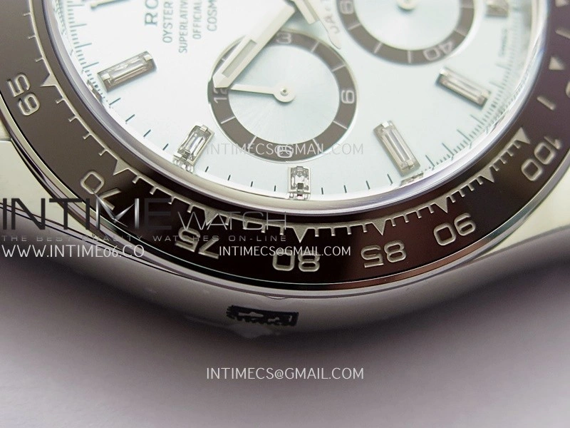 Daytona 126506 904L SS VF 1:1 Best Edition Ice Blue Dial T Diamond Marker On 904L SS Bracelet DD4131