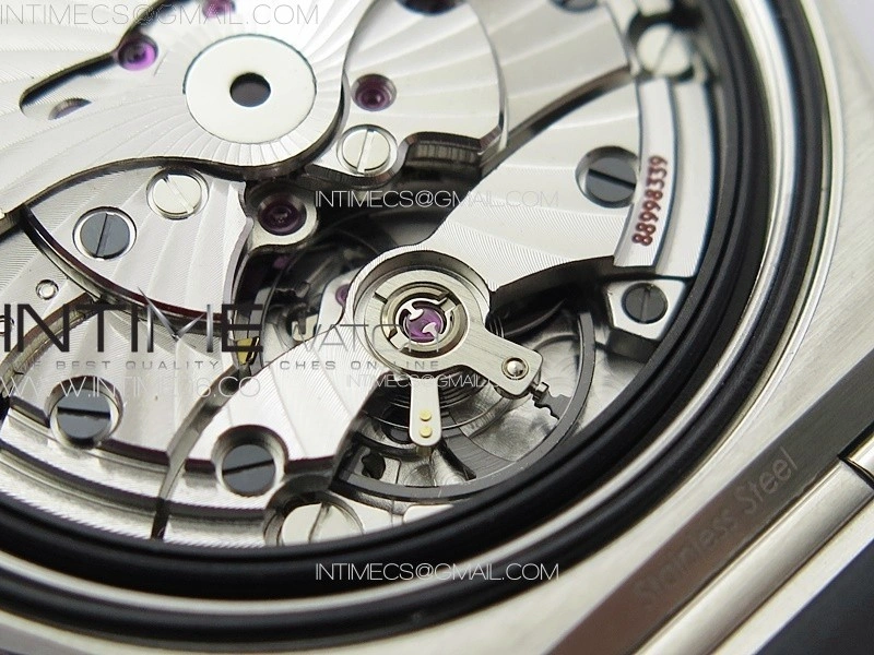 Constellation 41mm SS Black Ceramic Bezel VSF 1:1 Best Edition Black Dial on Black Gummy Strap A8900