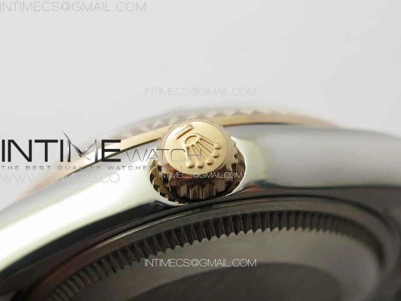 DateJust 31mm 72610 SS RG APSF Best Edition White MOP Dial Crystals Markers on Oyster Bracelet A2824