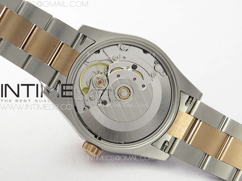 DateJust 31mm 72610 SS RG APSF Best Edition White MOP Dial Crystals Markers on Oyster Bracelet A2824