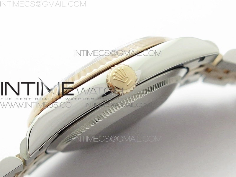 Datejust 36mm 116231 SS RG BP 1:1 Best Edition Green Dial Stick Markers On SS RG Jubilee Bracelet A2824