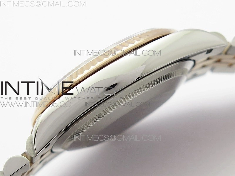 Datejust 36mm 116231 SS RG BP 1:1 Best Edition Green Dial Stick Markers On SS RG Jubilee Bracelet A2824