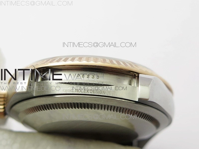 Datejust 36mm 116231 SS RG BP 1:1 Best Edition Green Dial Stick Markers On SS RG Jubilee Bracelet A2824