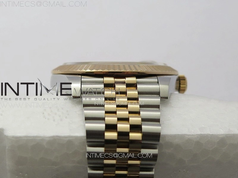 DateJust 41 126331 904L SS RG GMF 1:1 Best Edition Rrown Dial Crystals Markers On Jubilee Bracelet VR3235