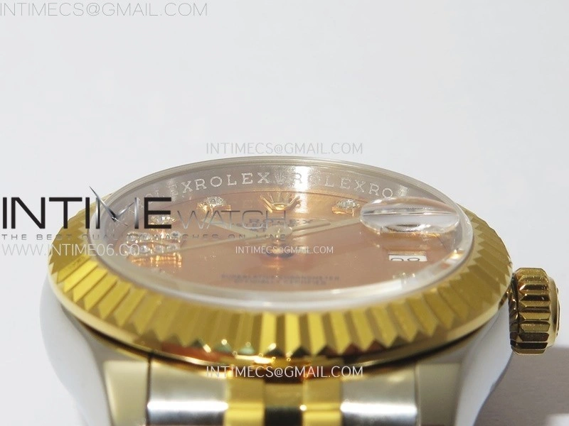 Datejust 28mm 279173 SS YG APSF Best Edition Gold Dial Star Crystals Markers on Jubilee Bracelet NH05