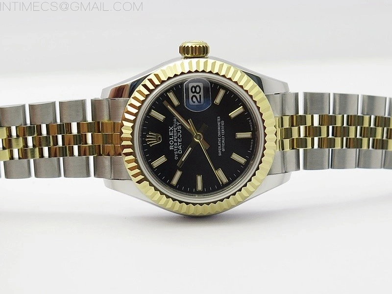 Datejust 28mm 279173 SS YG BP Best Edition Black Sticks Markers Dial on SS YG Jubilee Bracelet ETA2671