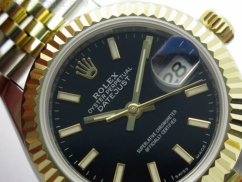 Datejust 28mm 279173 SS YG BP Best Edition Black Sticks Markers Dial on SS YG Jubilee Bracelet ETA2671