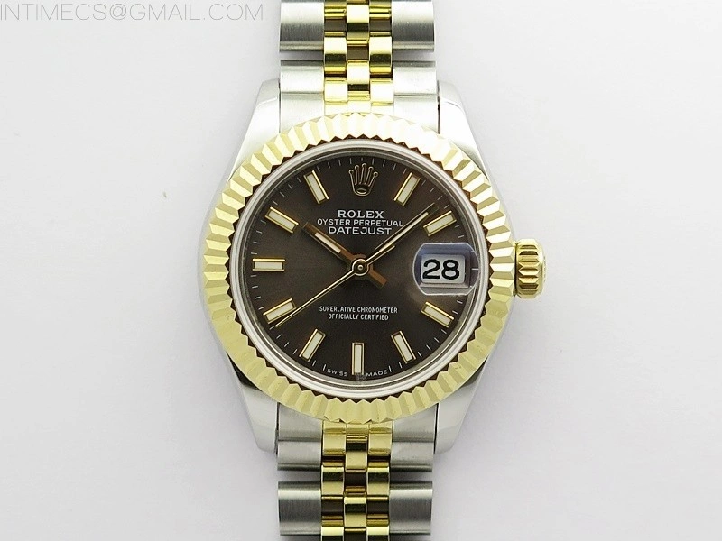 Datejust 28mm 279173 SS YG BP Best Edition Green Sticks Markers Dial on SS YG Jubilee Bracelet ETA2671