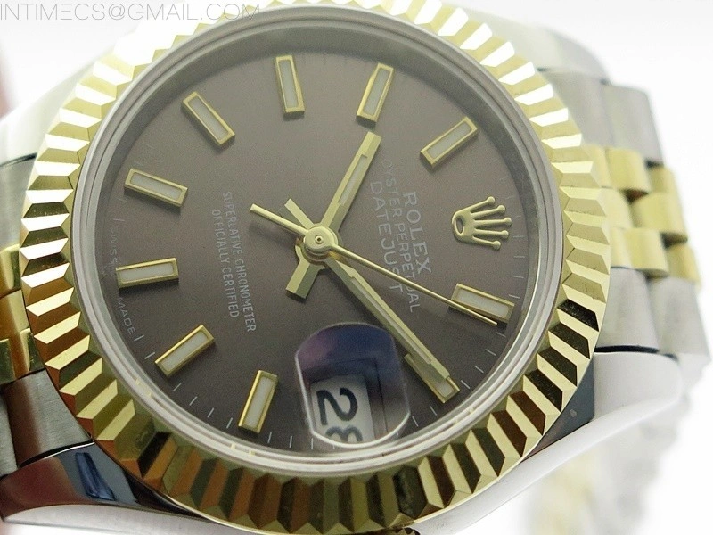 Datejust 28mm 279173 SS YG BP Best Edition Green Sticks Markers Dial on SS YG Jubilee Bracelet ETA2671