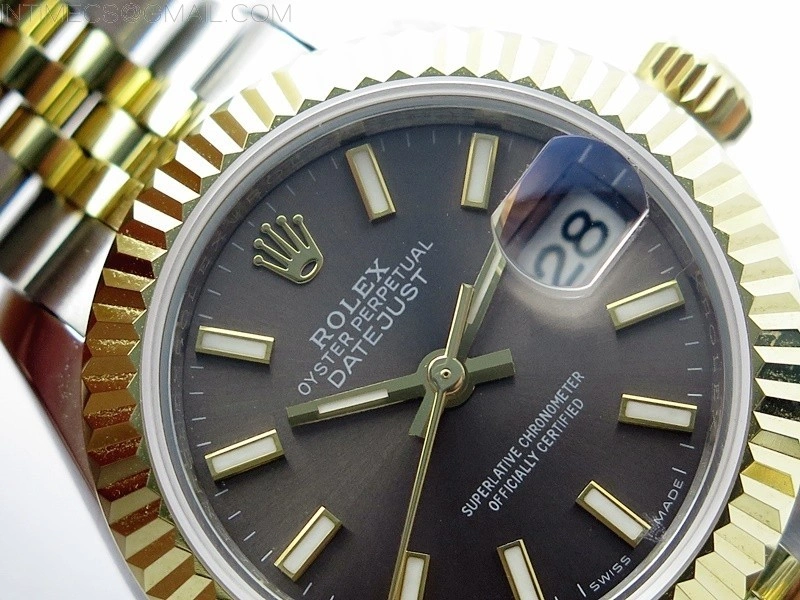 Datejust 28mm 279173 SS YG BP Best Edition Green Sticks Markers Dial on SS YG Jubilee Bracelet ETA2671