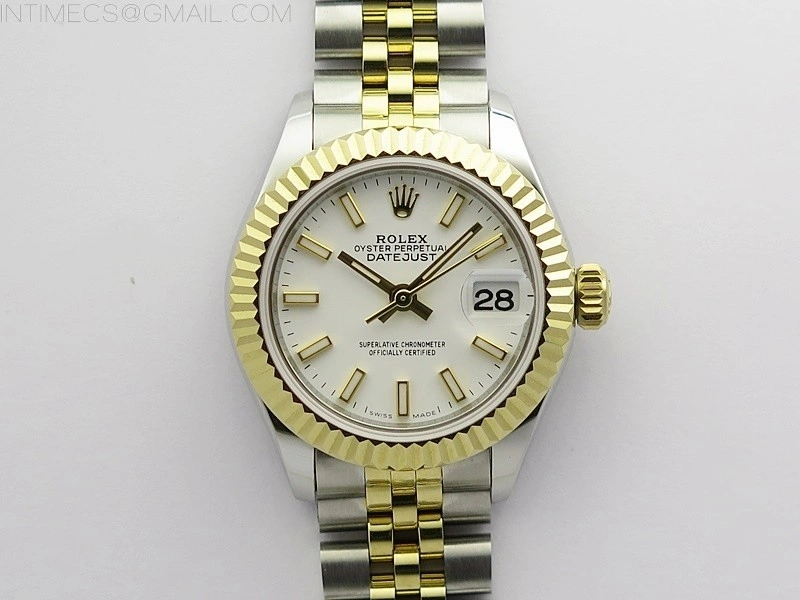 Datejust 28mm 279173 SS YG BP Best Edition White Sticks Markers Dial on SS YG Jubilee Bracelet ETA2671