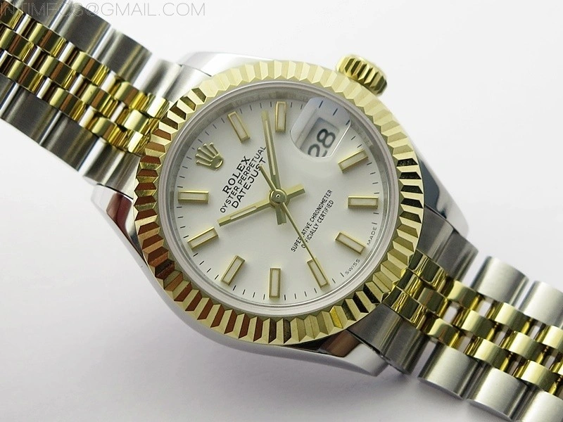 Datejust 28mm 279173 SS YG BP Best Edition White Sticks Markers Dial on SS YG Jubilee Bracelet ETA2671