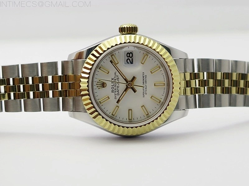 Datejust 28mm 279173 SS YG BP Best Edition White Sticks Markers Dial on SS YG Jubilee Bracelet ETA2671