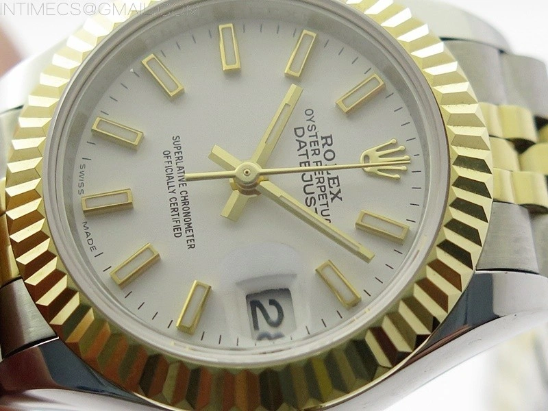 Datejust 28mm 279173 SS YG BP Best Edition White Sticks Markers Dial on SS YG Jubilee Bracelet ETA2671