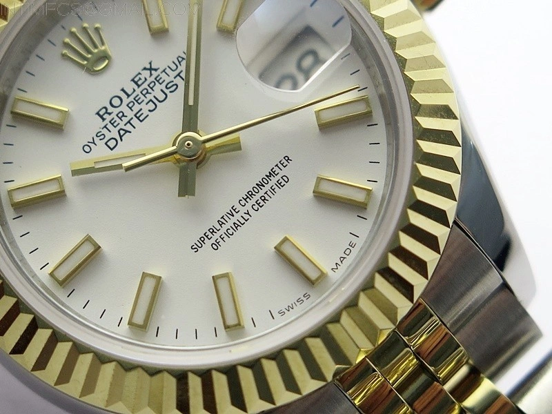 Datejust 28mm 279173 SS YG BP Best Edition White Sticks Markers Dial on SS YG Jubilee Bracelet ETA2671