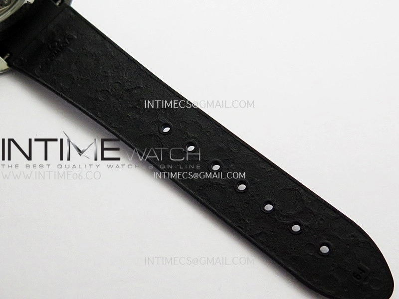 Speedmaster Professional SS YG N1F Best Edition Silver Dial Gold Subdial On Black Rubber Strap Asian 3861