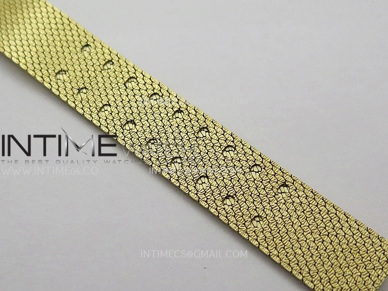 La D de Dior Satine 25mm YG 8848F 1:1 Best Edition White MOP Dial On YG bracelet Swiss Quartz