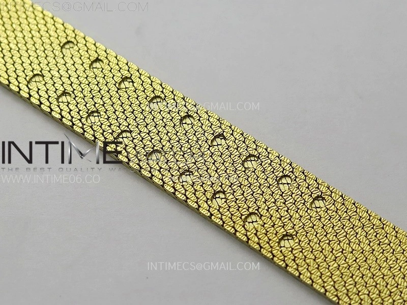 La D de dior Satine 25mm YG Case 8848F 1:1 Best Edition Gold Dial on YG bracelet Swiss Quartz