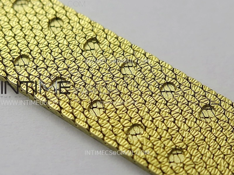 La D de dior Satine 25mm YG Case 8848F 1:1 Best Edition Gold Dial on YG bracelet Swiss Quartz