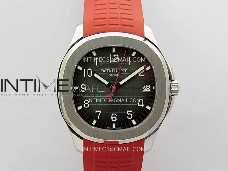 Aquanaut 5167 Singapore 2019 SS DDF 1:1 Best Edition Black Dial On Red Strap Super Clone DD330