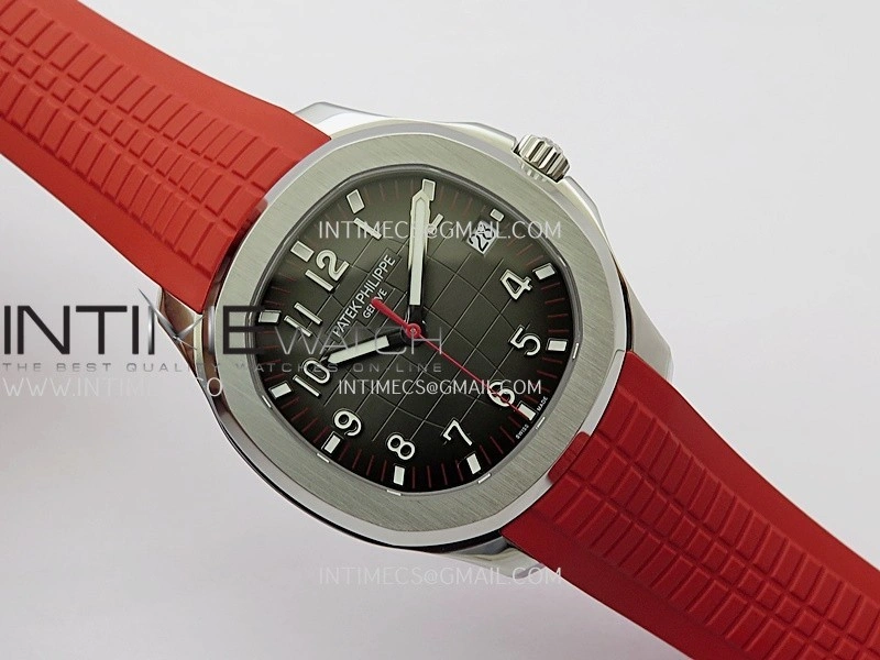 Aquanaut 5167 Singapore 2019 SS DDF 1:1 Best Edition Black Dial On Red Strap Super Clone DD330