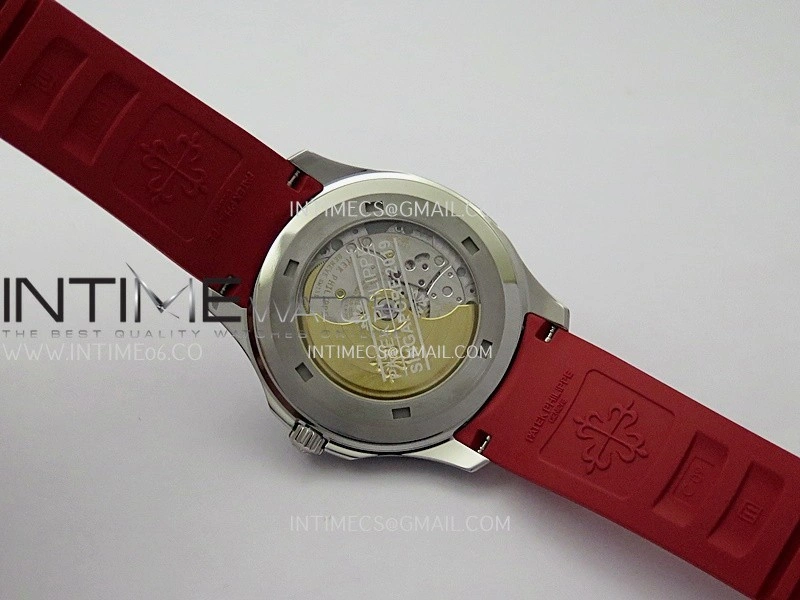 Aquanaut 5167 Singapore 2019 SS DDF 1:1 Best Edition Black Dial On Red Strap Super Clone DD330