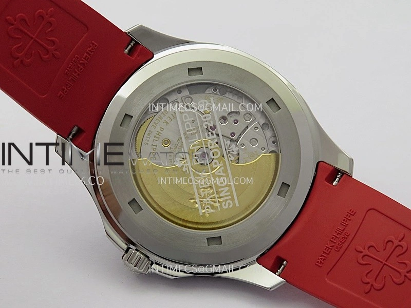 Aquanaut 5167 Singapore 2019 SS DDF 1:1 Best Edition Black Dial On Red Strap Super Clone DD330
