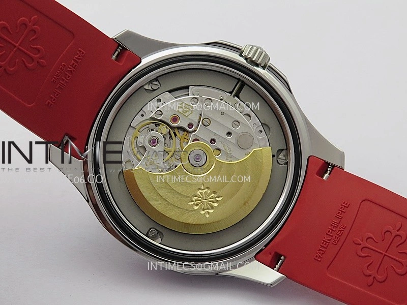Aquanaut 5167 Singapore 2019 SS DDF 1:1 Best Edition Black Dial On Red Strap Super Clone DD330