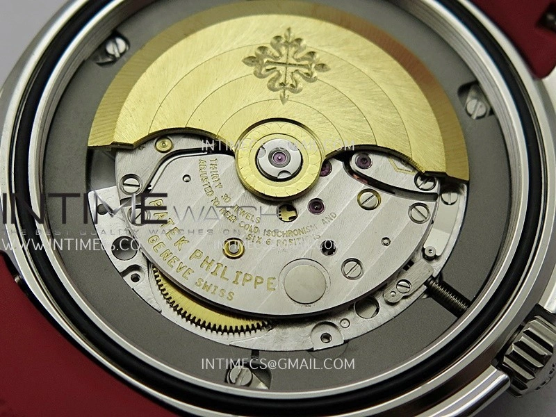 Aquanaut 5167 Singapore 2019 SS DDF 1:1 Best Edition Black Dial On Red Strap Super Clone DD330