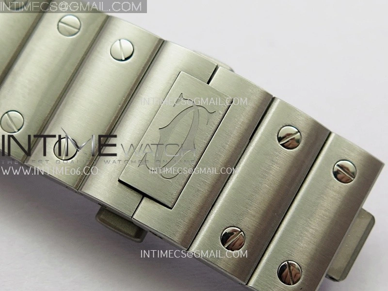 Santos Skeleton SS Rich Factory 1:1 Best Edition Skeleton Green Dial 9611MC Super Clone