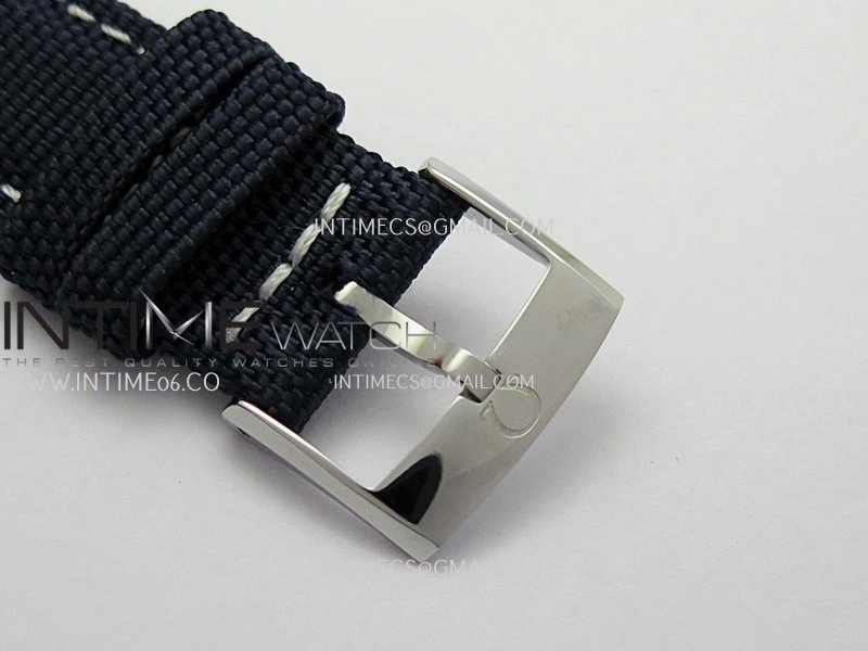 Speedmaster Professional Snoopy SS SMF 1:1 Best Edition Silver Dial Blue Marker On Blue Nylon Strap A3861