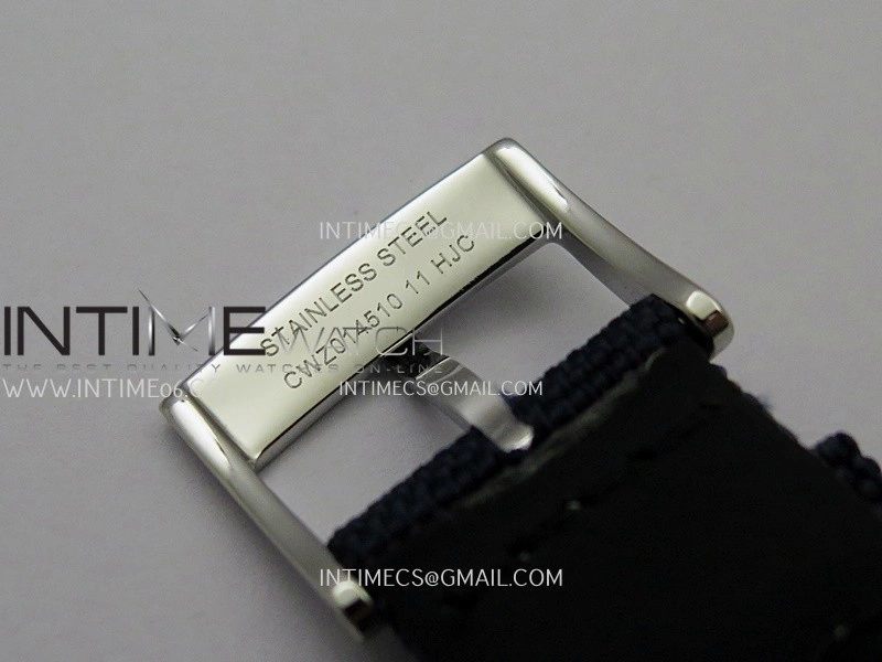 Speedmaster Professional Snoopy SS SMF 1:1 Best Edition Silver Dial Blue Marker On Blue Nylon Strap A3861
