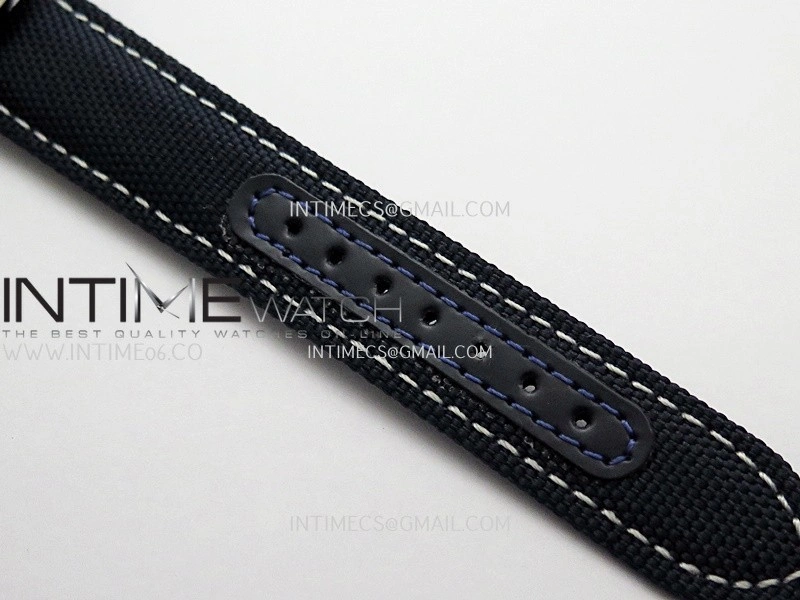 Speedmaster Professional Snoopy SS SMF 1:1 Best Edition Silver Dial Blue Marker On Blue Nylon Strap A3861