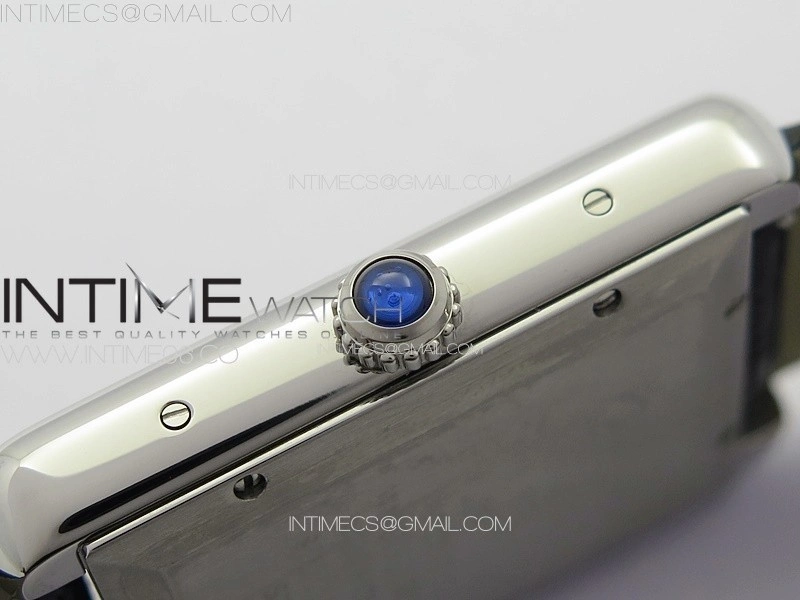 Tank Solo 31mm SS APSF 1:1 Best Edition White Dial on Black Leather Strap MIYOTA 9015