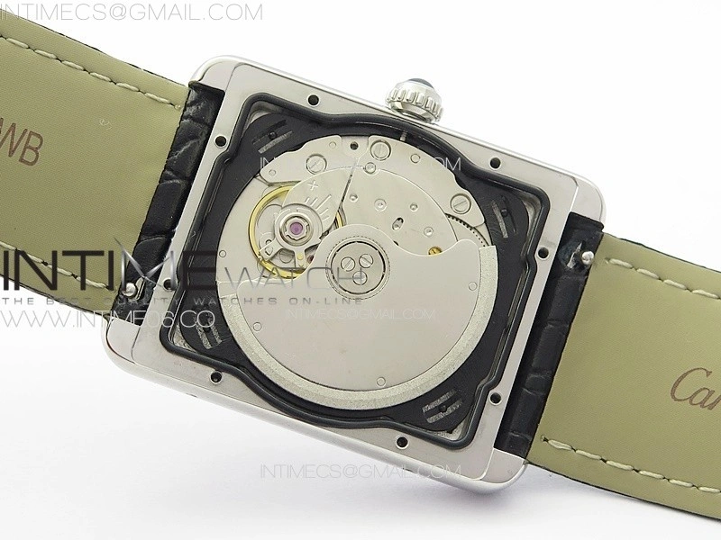 Tank Solo 31mm SS APSF 1:1 Best Edition White Dial on Black Leather Strap MIYOTA 9015